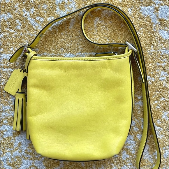 Coach Bags Yellow Coach Crossbody Bag Poshmark